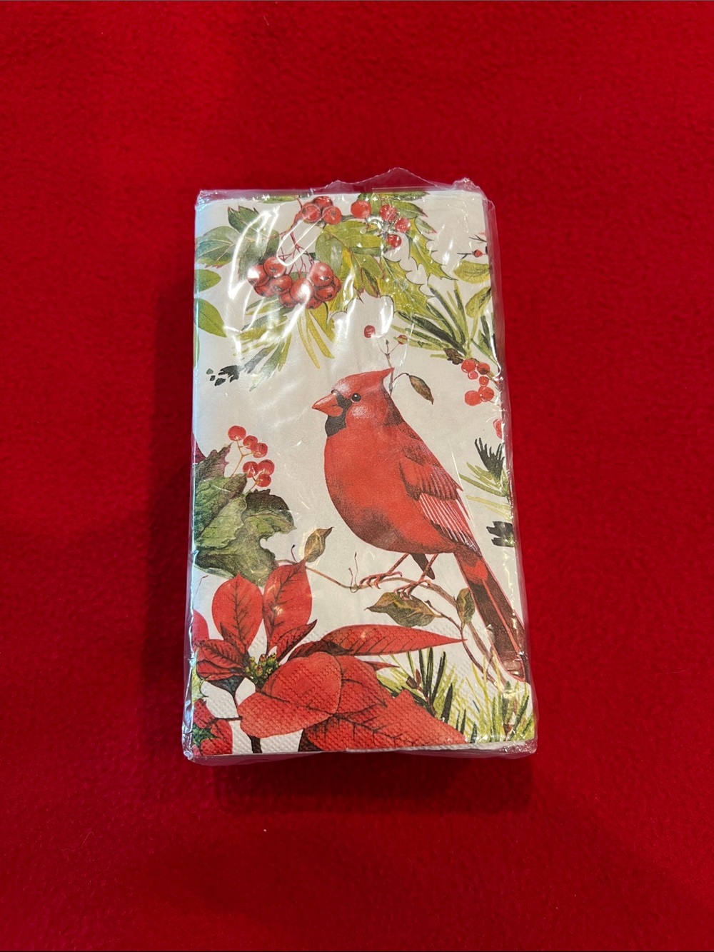 Red Cardinal Paper Napkins 3-Ply 36 Count New in Package
